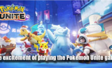 The excitement of playing the Pokemon Unite game